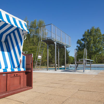 Das Geestlandbad öffnet jedes Jahr von Mai bis September seine Türen.
