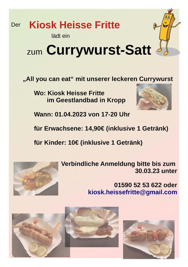 Currywurst satt