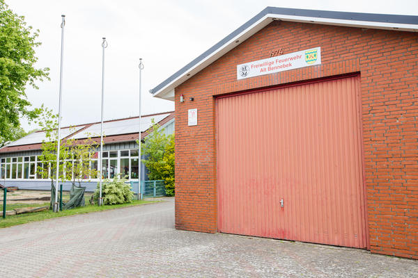 Das Feuerwehrgerätehaus in Alt Bennebek